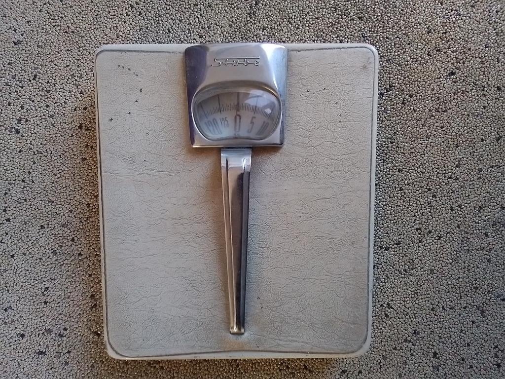 Vintage personen weegschaal Stube, Ophalen of Verzenden, Huis en Inrichting
