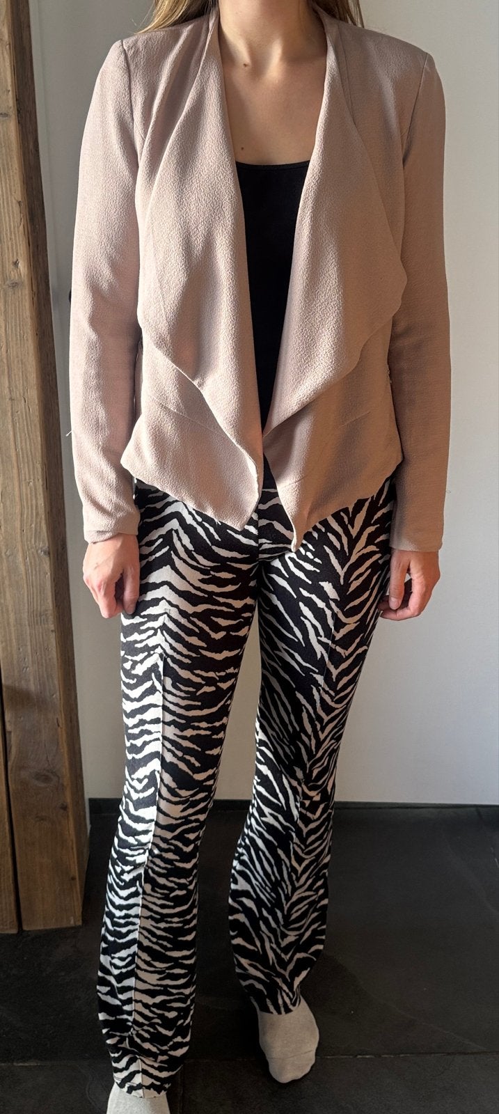 Nette roze blazer, Maat 38/40 (M), Beige, Ophalen of Verzenden, Jasje