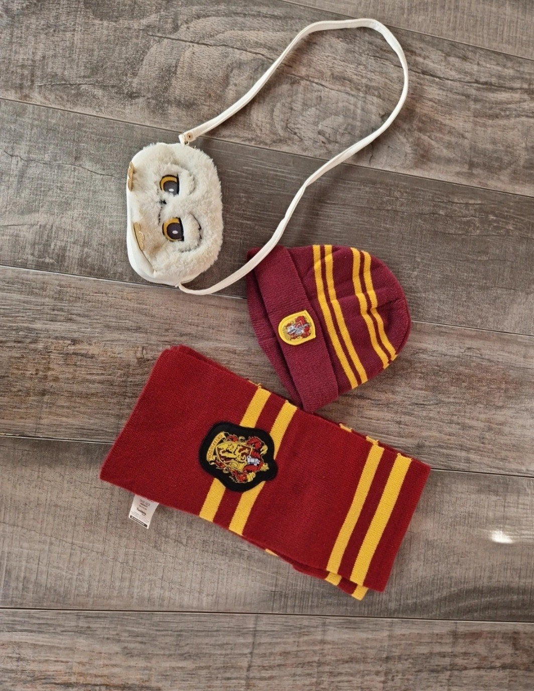 Harry Potter tasje, sjaal en muts, Ophalen of Verzenden, Gebruikt, Jongen of Meisje