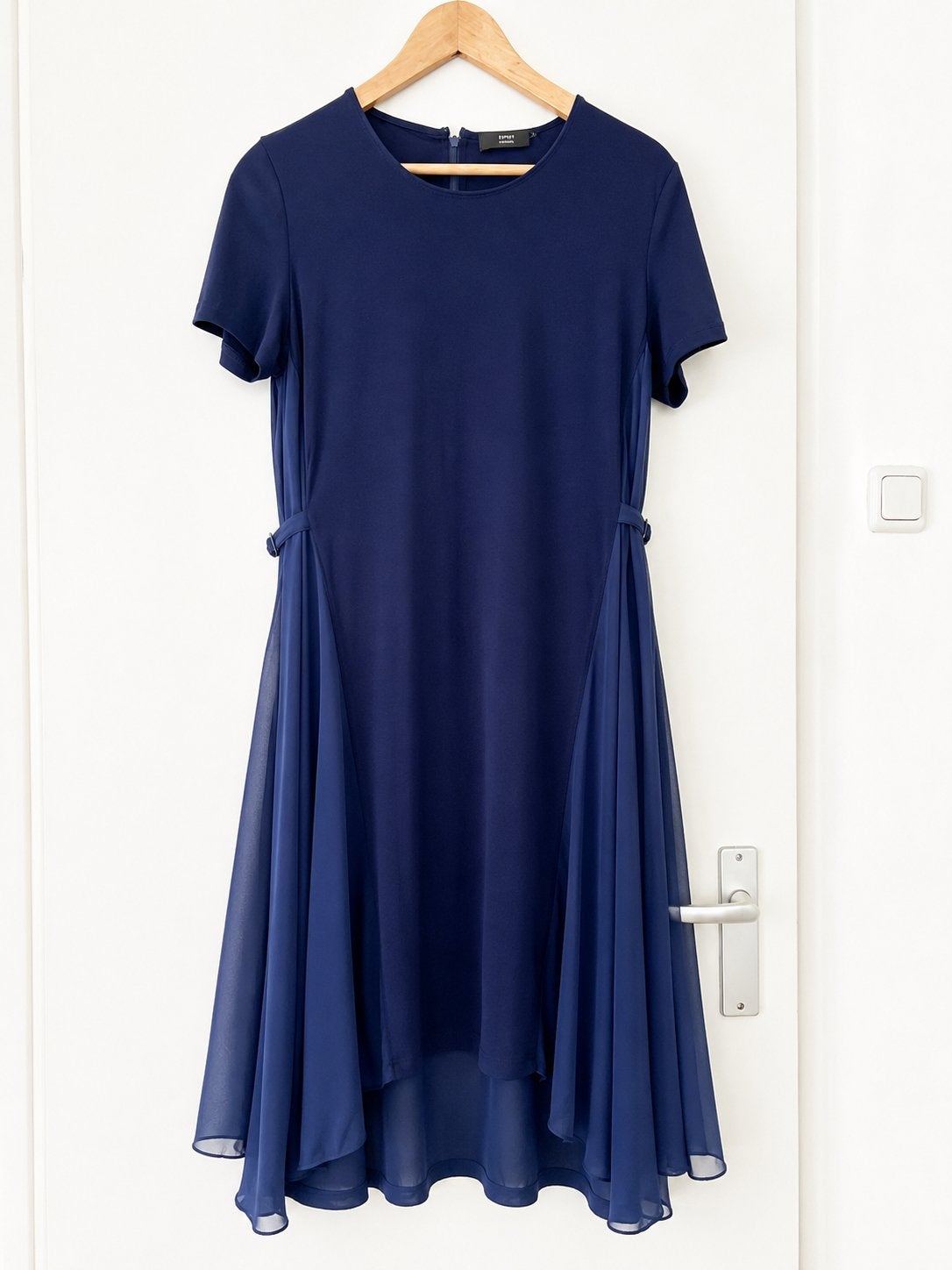 STEFFEN SCHRAUT marineblauwe jurk met korte mouwen, Maat 38/40 (M), Blauw, Ophalen of Verzenden, Zo goed als nieuw