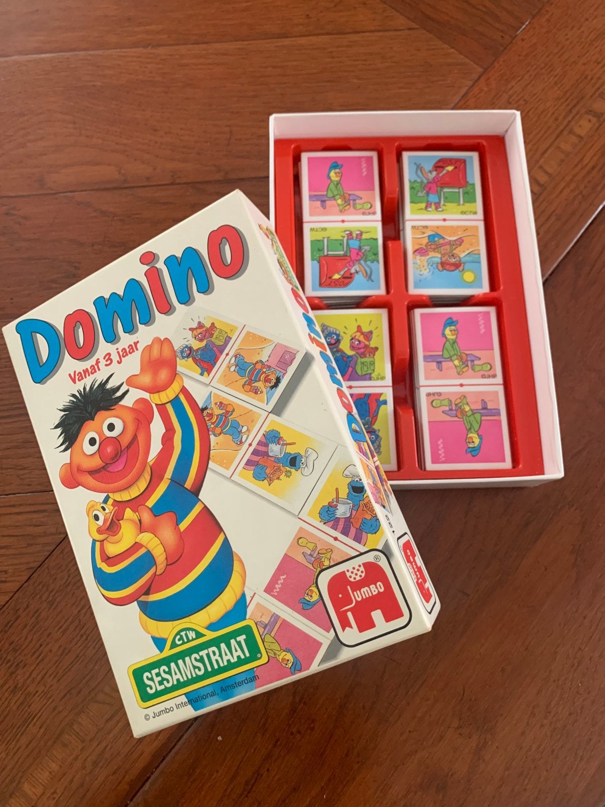 Domino Sesamstraat, Verzamelen, Ophalen of Verzenden, Zo goed als nieuw, Speelkaart(en)