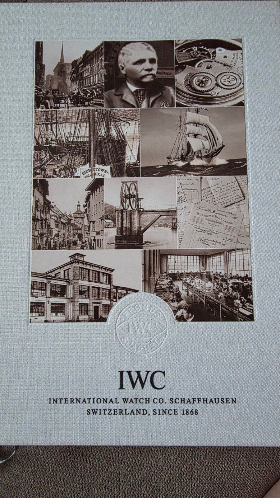 IWC International Watch Co. Schaffhausen catalogue 2008, Ophalen, Zo goed als nieuw, Leer, Overige merken