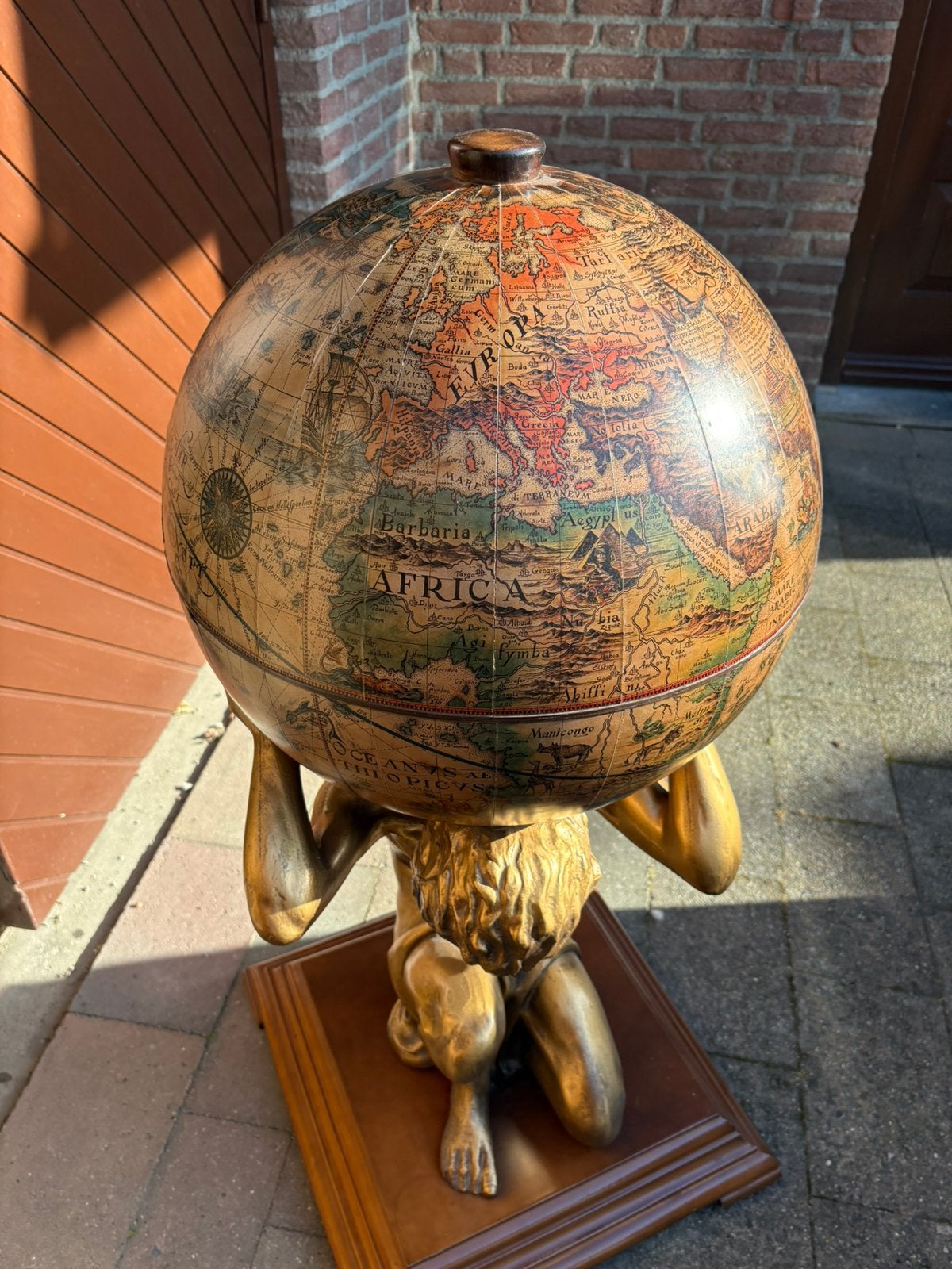UNIEKE ATLAS Bar Globe wereldbolbar Barglobe Globebar, Huis en Inrichting, Woonaccessoires | Wereldbollen, Ophalen, Zo goed als nieuw