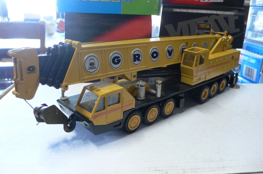 grove 6 assige autokraan- in nieuwstaat - nzg  1/50-KOOPJE-, Verzenden, Zo goed als nieuw, Hijskraan, Tractor of Landbouw, NZG