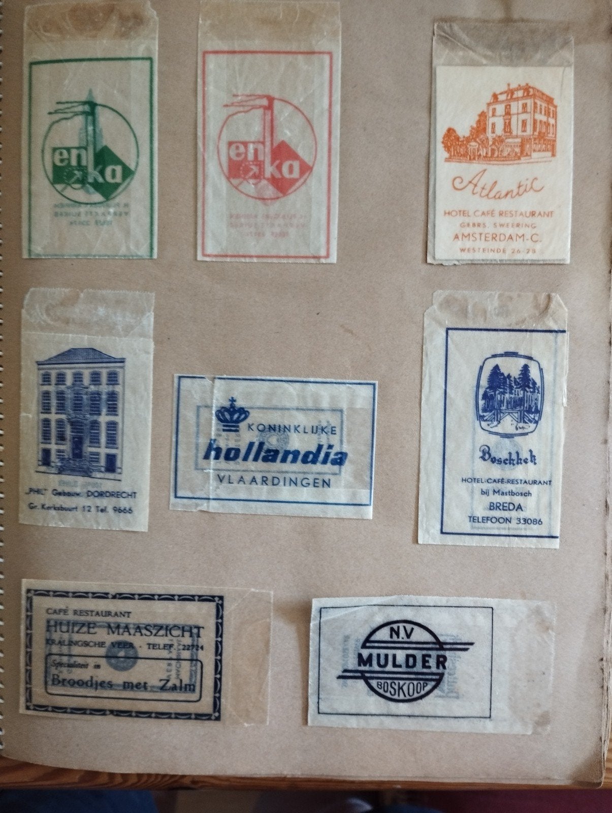Verzameling suikerzakjes en suikerwikkels, Ophalen of Verzenden