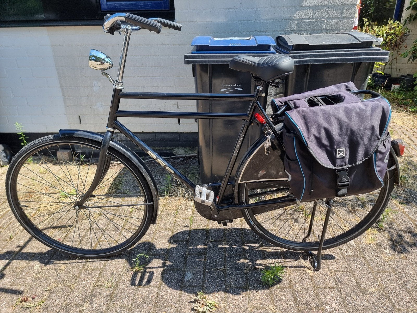BSP Export herenfiets met fietstassen + zadelhoes, Fietsen en Brommers, Ophalen, Gebruikt, Minder dan 20 kg, Overige typen