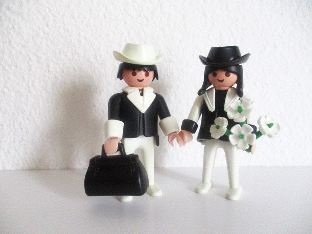playmobil echtpaar vintage, Ophalen of Verzenden, Gebruikt, Complete set, Figuren