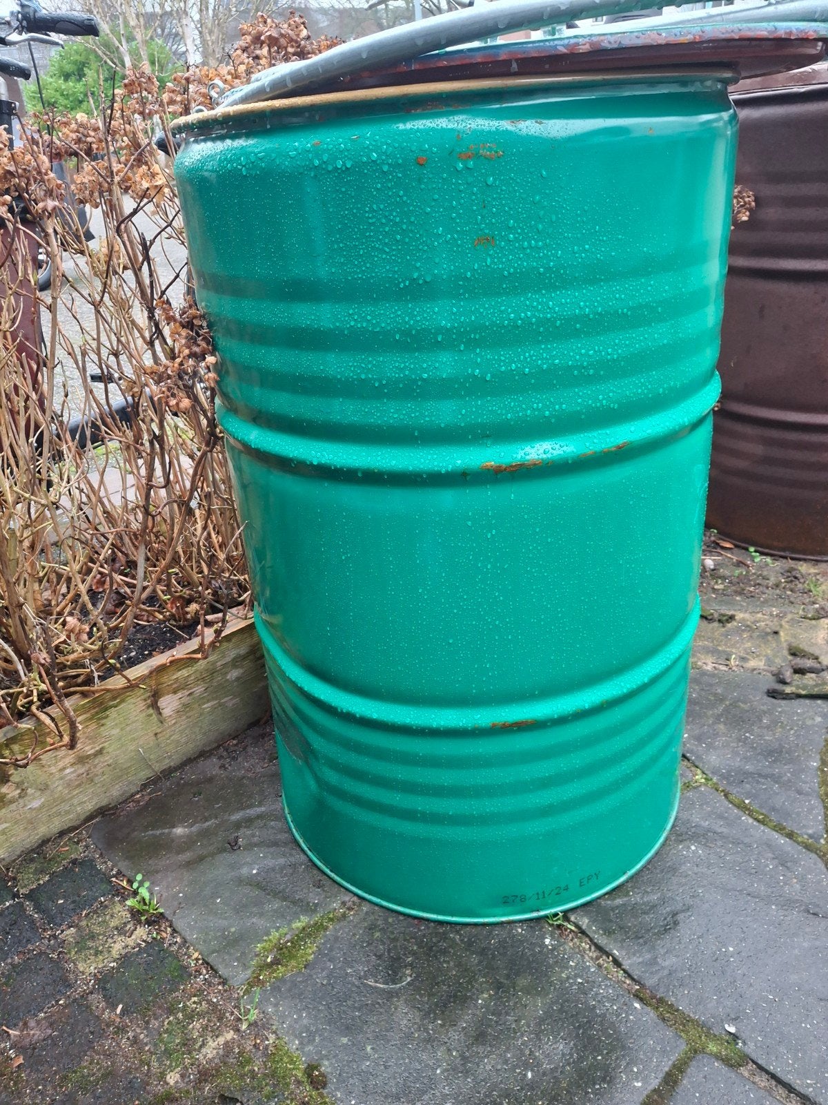 10 x olievat, stookton, drum, stalen vat, vuurkorf,, Tuin en Terras, Vuurkorven, Ophalen