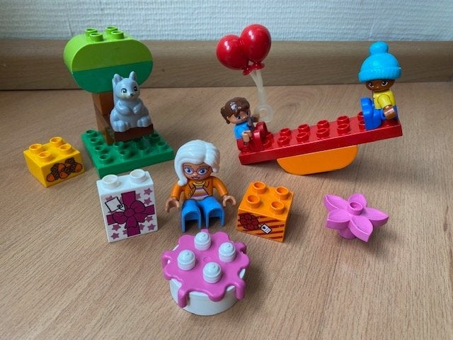 Duplo, verjaardagspicknick / picknick, set 10832, Gebruikt, Ophalen of Verzenden, Duplo, Complete set