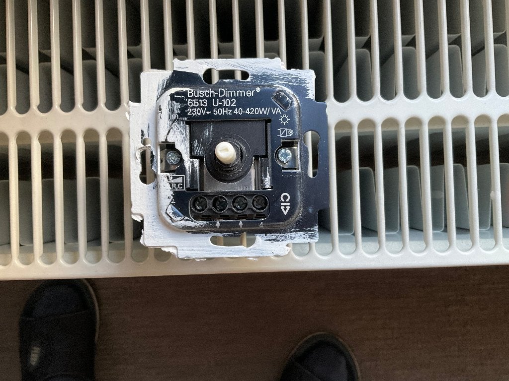 Verlichting dimmer 6513 U-102 Busch Jeager, Ophalen of Verzenden, Gebruikt, Busch-Jaeger, Schakelaar