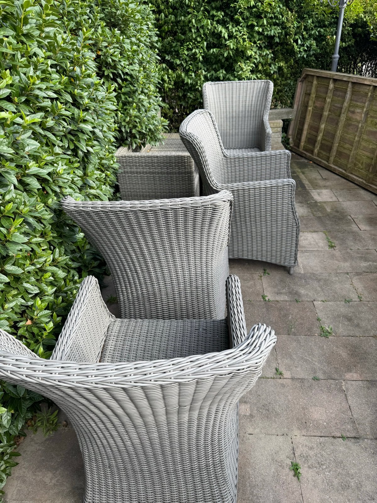 Intenso tuinstoel - Wicker tuinstoelen, Tuin en Terras, Ophalen, Gebruikt, Wicker
