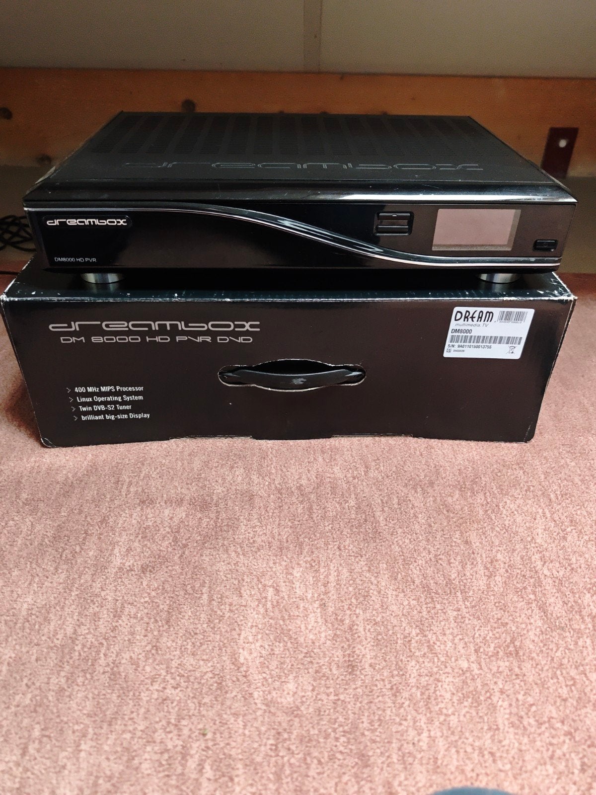 Dreambox DM8000 HD PVR - Digitale Satellietontvanger, Ophalen of Verzenden, Gebruikt, Harddiskrecorder