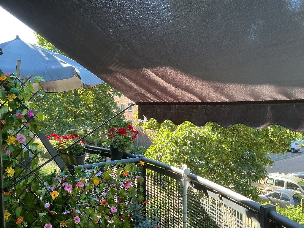 Helemaal nieuw! Balkon klem zonnescherm nieuw!, Tuin en Terras, Ophalen, Nieuw, 150 tot 300 cm, 250 cm tot 450 cm