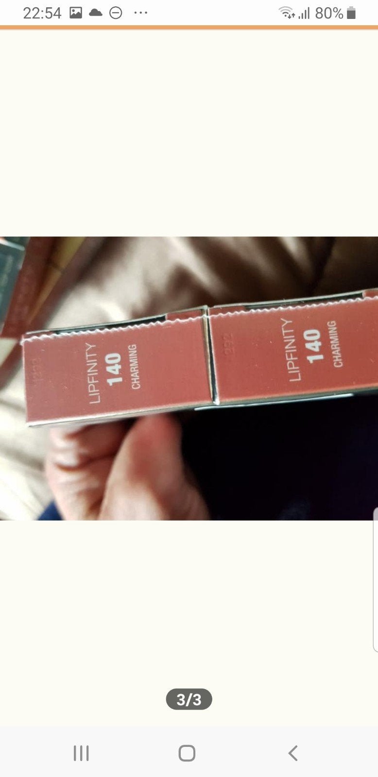 10 stuks maxfactor lipfinity zonder topcoat nr 140, Verzenden, Nieuw, Overige kleuren, Handen en Nagels