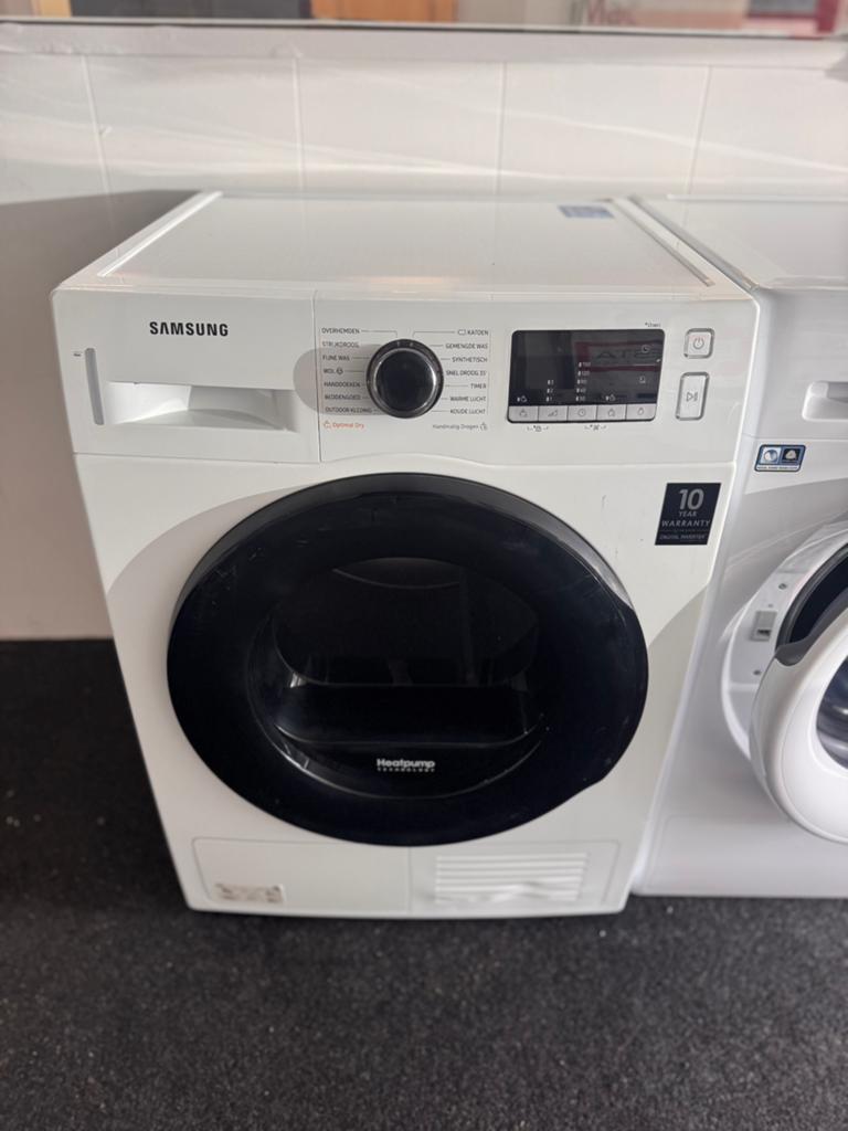 SAMSUNG WARMTEPOMPDROGER 9 KG met 1 jaar garantie, N, N, Overige typen, 8 tot 10 kg