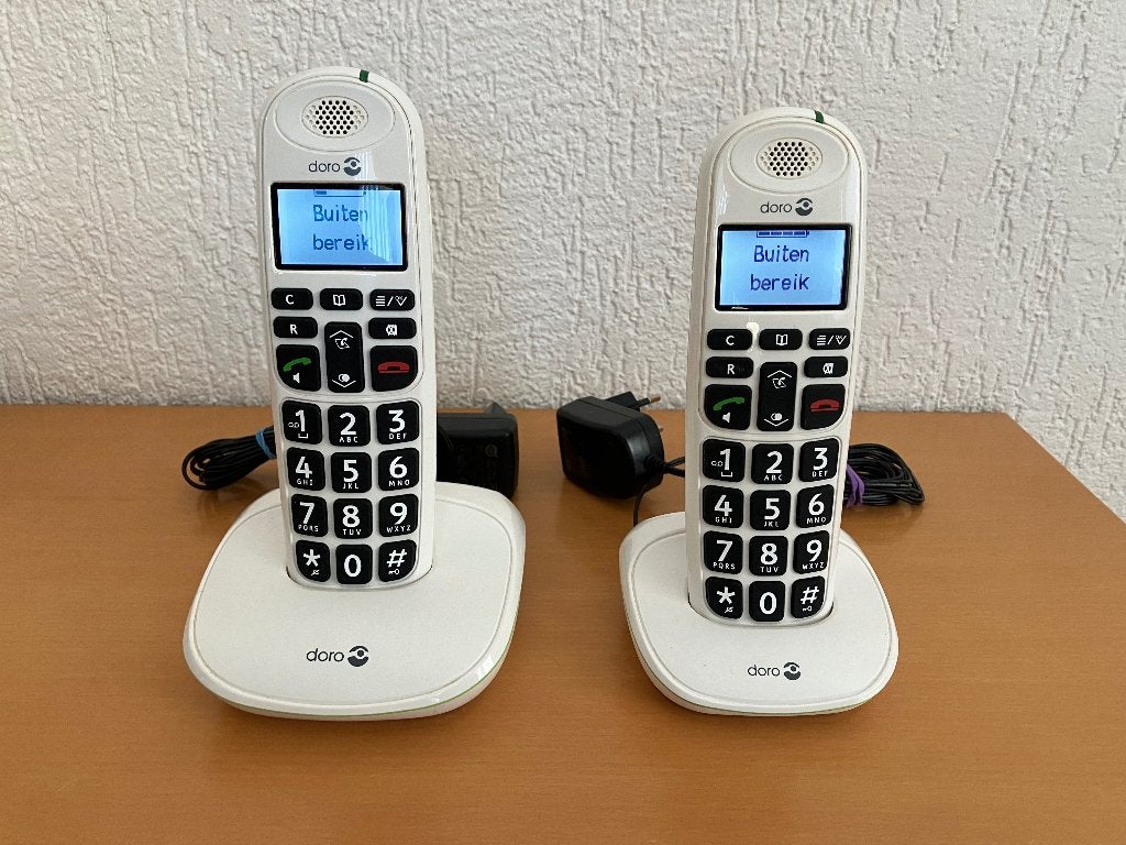 Doro PhoneEasy 110 duo set, Telecommunicatie, Ophalen of Verzenden, Gebruikt, 2 handsets