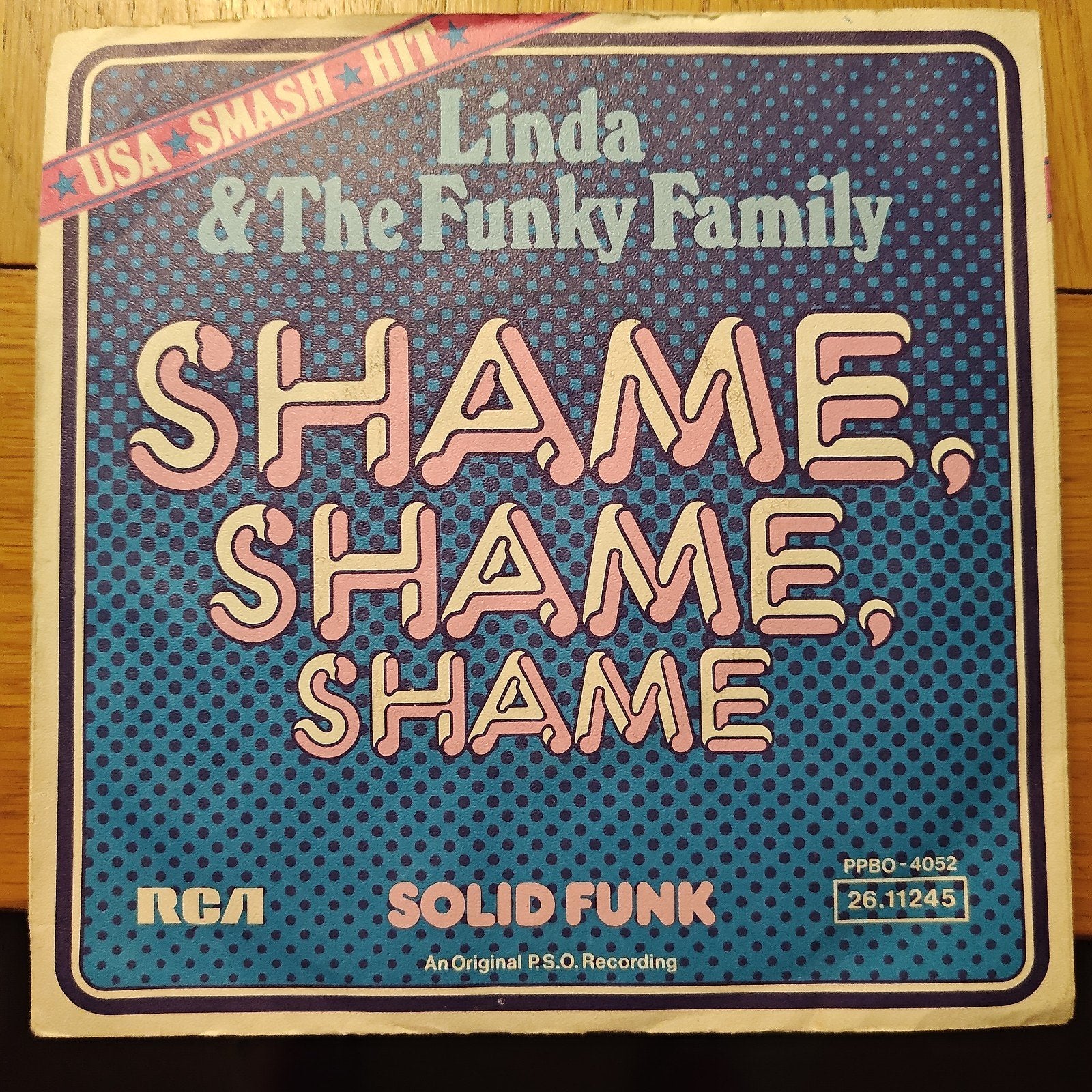 Linda & The Funky Family - Shame, Shame, Shame (Vinyl), Ophalen of Verzenden, Gebruikt