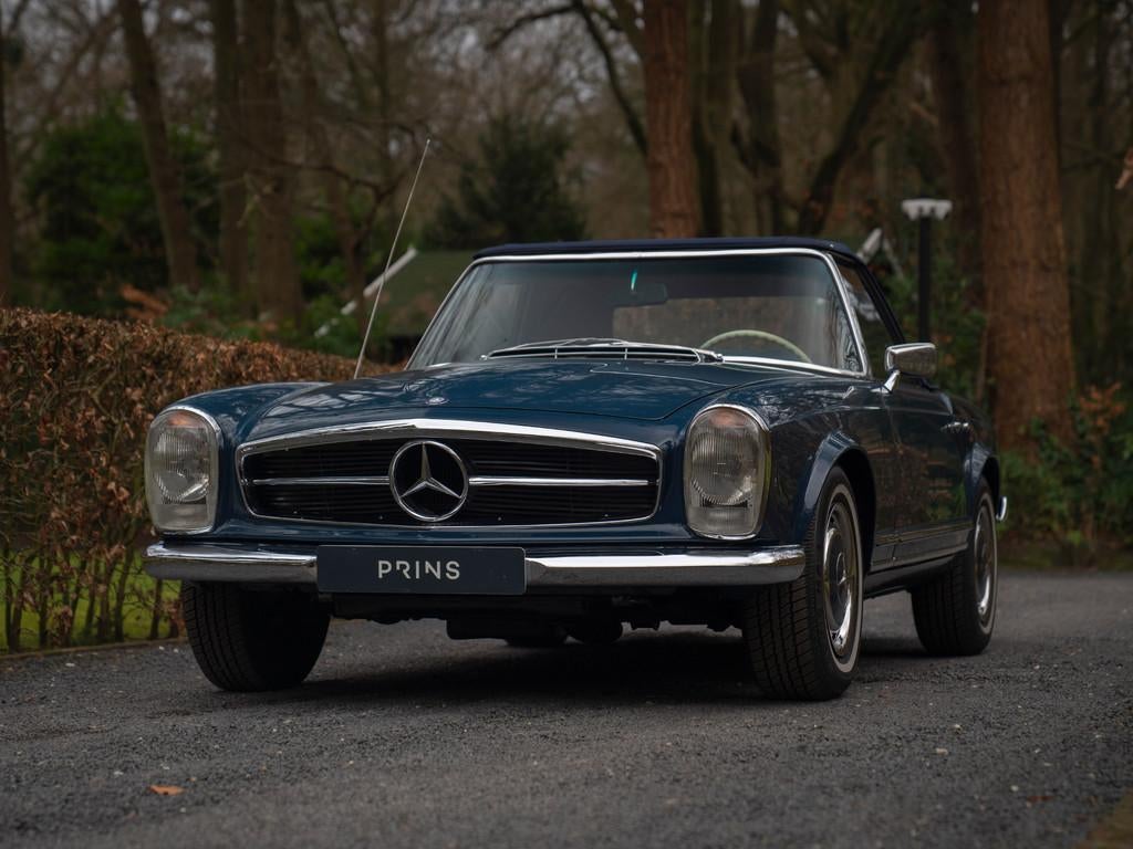 Mercedes-Benz 200-serie 250 SL | Hardtop (bj 1968), Auto's, Oldtimers, Automaat, Bedrijf, 2 stoelen, Blauw