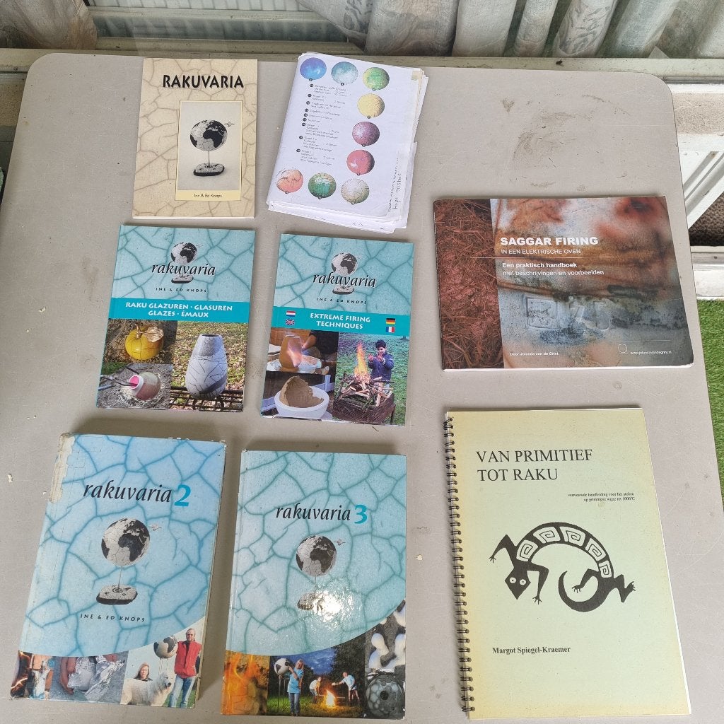 Raku- en keramiekboeken – complete verzameling, Ophalen, Boek