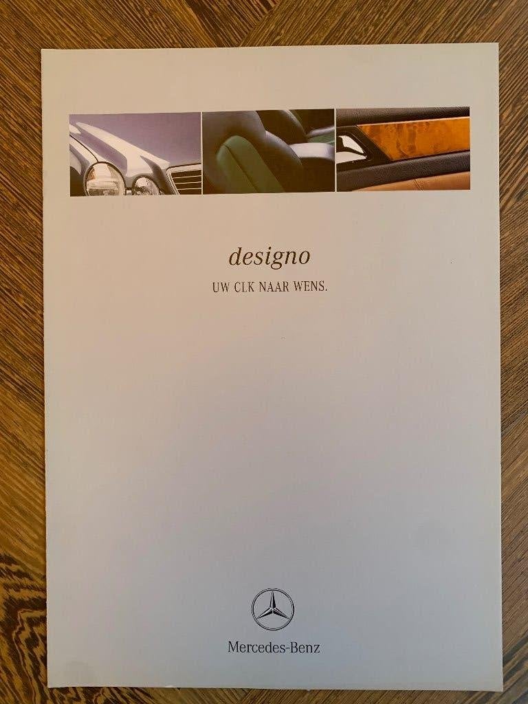 Folder, brochure Mercedes-Benz CLK coupe 1998 C208 nieuw, Nieuw, Mercedes-Benz, Mercedes, Ophalen of Verzenden