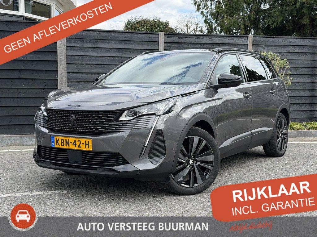 Peugeot 5008 GT 1.2 PureTech 130PK EAT8 Automaat Black Pack,, Auto's, Peugeot, 12 maanden, 15 km/l, Gebruikt, 1199 cc