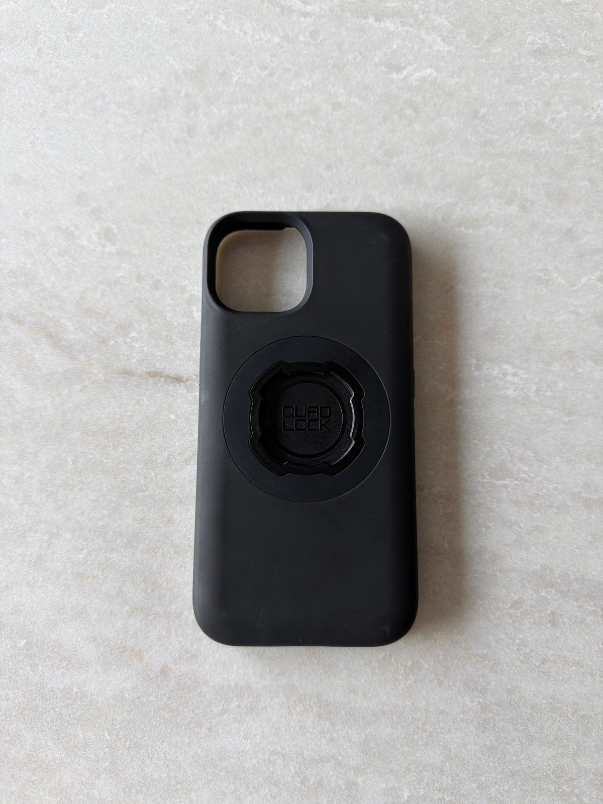 Quad Lock Hoesje voor iPhone 12 - Zwart, Kunststof, Zwart, Quad Lock, Hoesje of Tasje