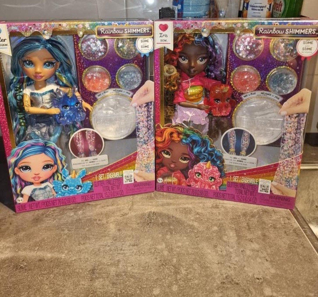 Rainbow Shimmers Poopsie Slime Surprise poppen (2 stuks), Ophalen, Nieuw, Barbie