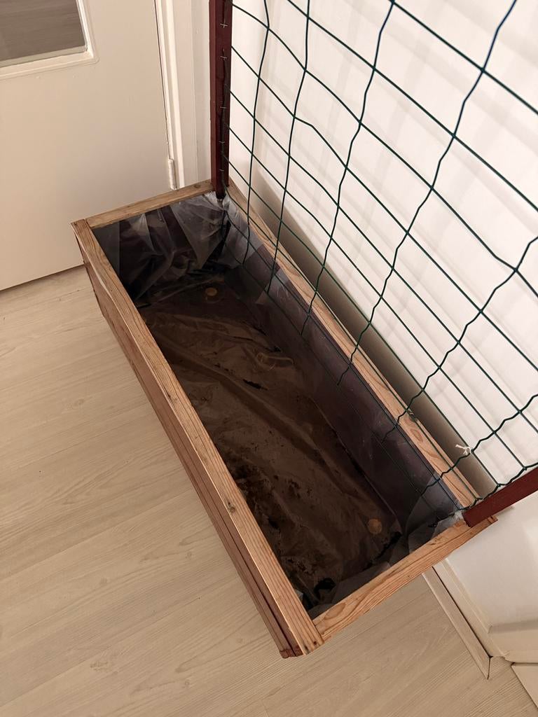 Plantenbak met klimrek binnen en buiten, Tuin en Terras, Bloembakken en Plantenbakken, Ophalen, Kunststof, Minder dan 30 cm, Rond