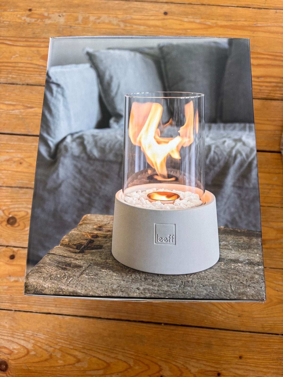 Leeff Stone Fire 'White' Bio-ethanol, Huis en Inrichting, Ophalen, Nieuw, Wit