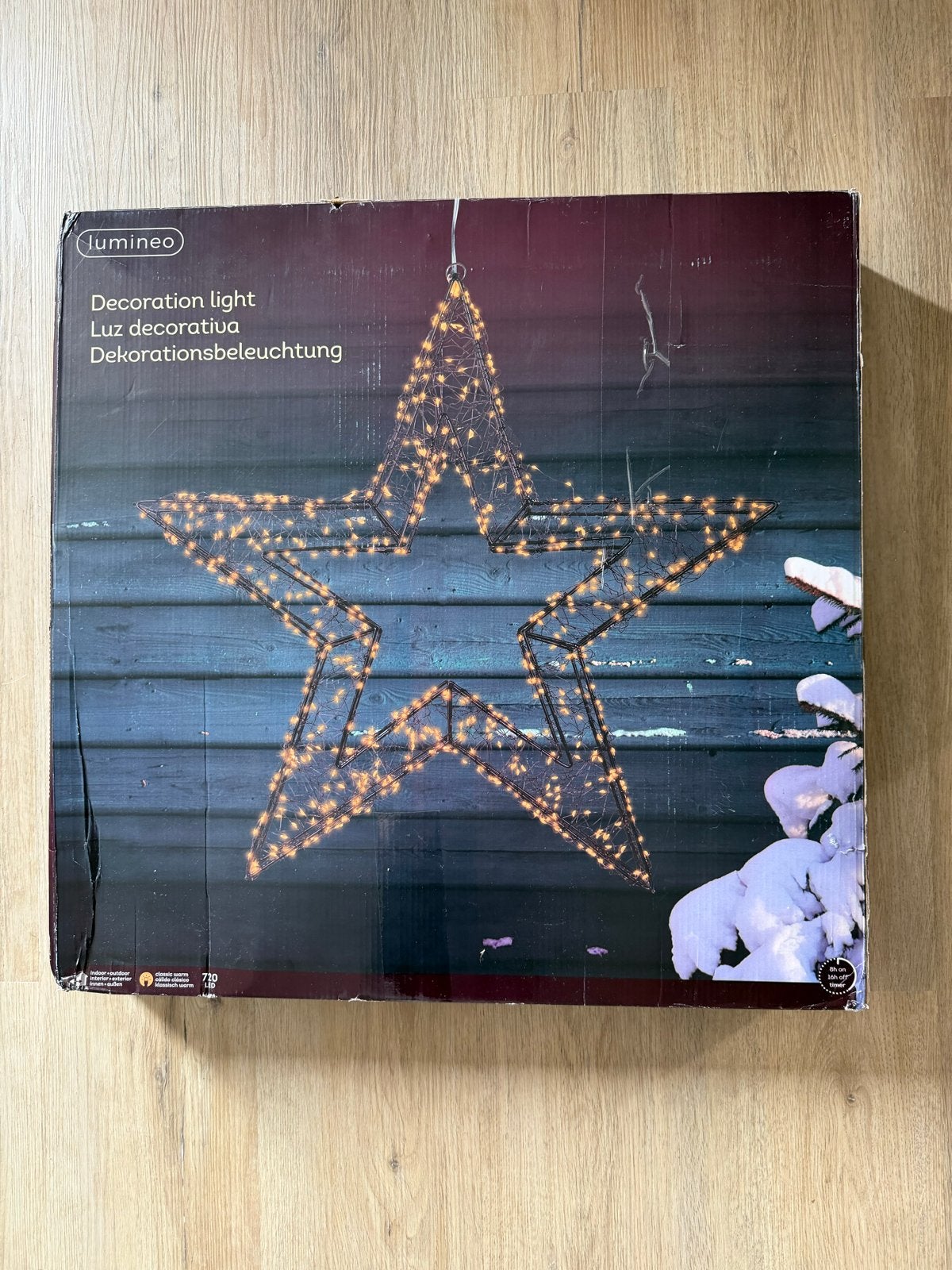 Kerstster met verlichting, Ophalen, Nieuw