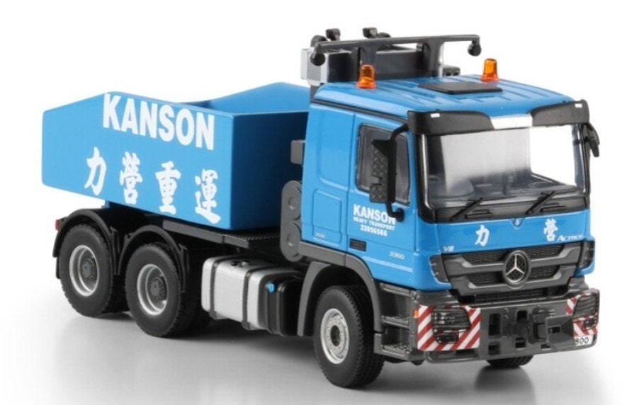 WSI MERCEDES BENZ ACTROS MP3 + BALLAST BOX - KANSON, Wsi, ., Nieuw, Ophalen of Verzenden