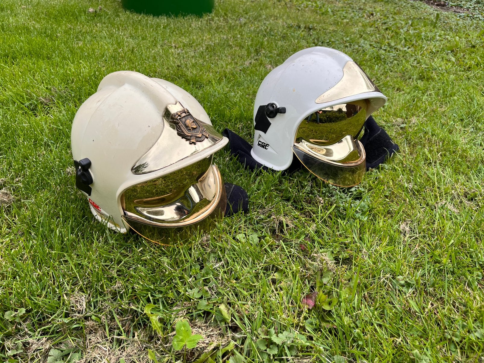 Brandweerhelm, Ophalen of Verzenden, Zo goed als nieuw