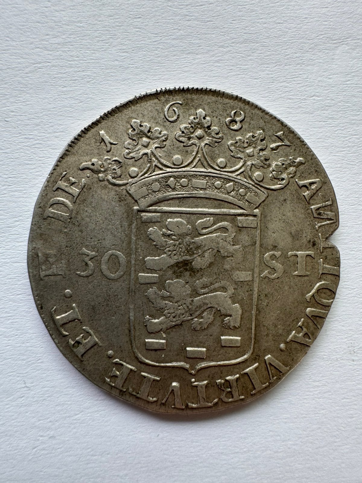 Koggerdaalder 1687, Postzegels en Munten, Munten | Nederland, Ophalen of Verzenden, Vóór koninkrijk