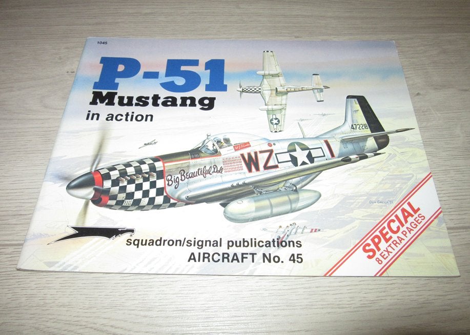P-51 Mustang in action, Verzenden, Tweede Wereldoorlog, Zo goed als nieuw, Overige onderwerpen