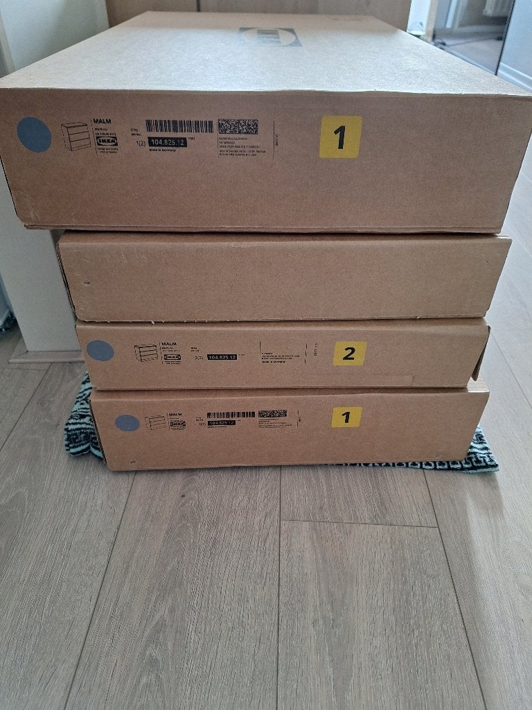 Ikea ladekasten, Ophalen, Nieuw, 50 tot 100 cm, 3 of 4 laden