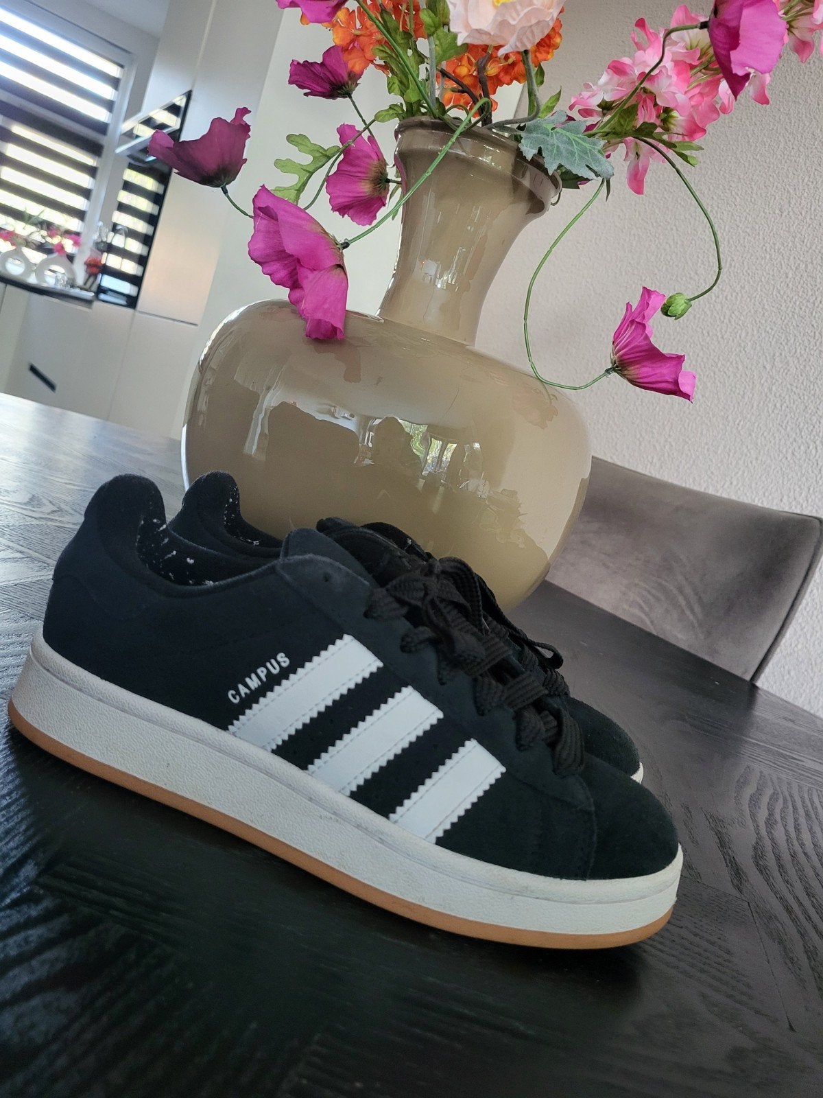Adidas Campus sneakers zwart - Maat 38, Adidas, Zwart, Ophalen of Verzenden, Sneakers of Gympen