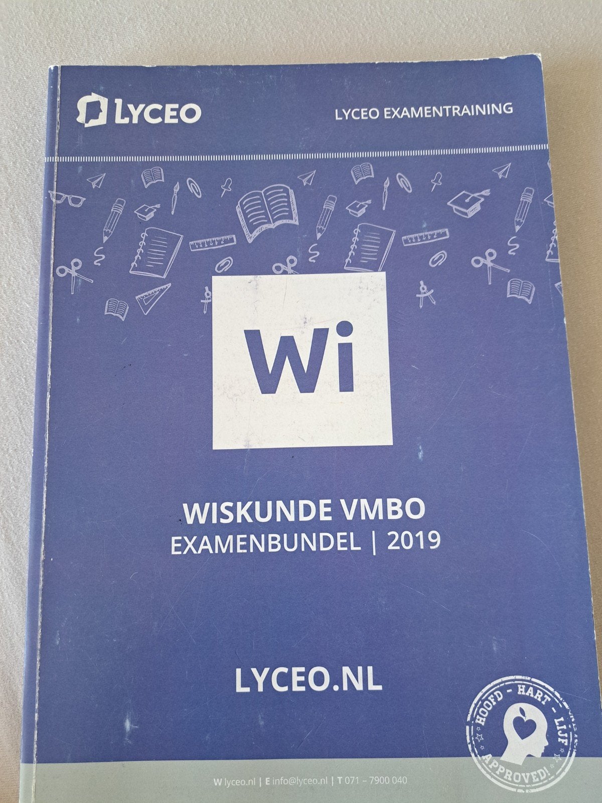Lyceo Examentraining Wiskunde VMBO Examenbundel 2019, Boeken, Lyceo, Wiskunde A, Ophalen of Verzenden, Gelezen