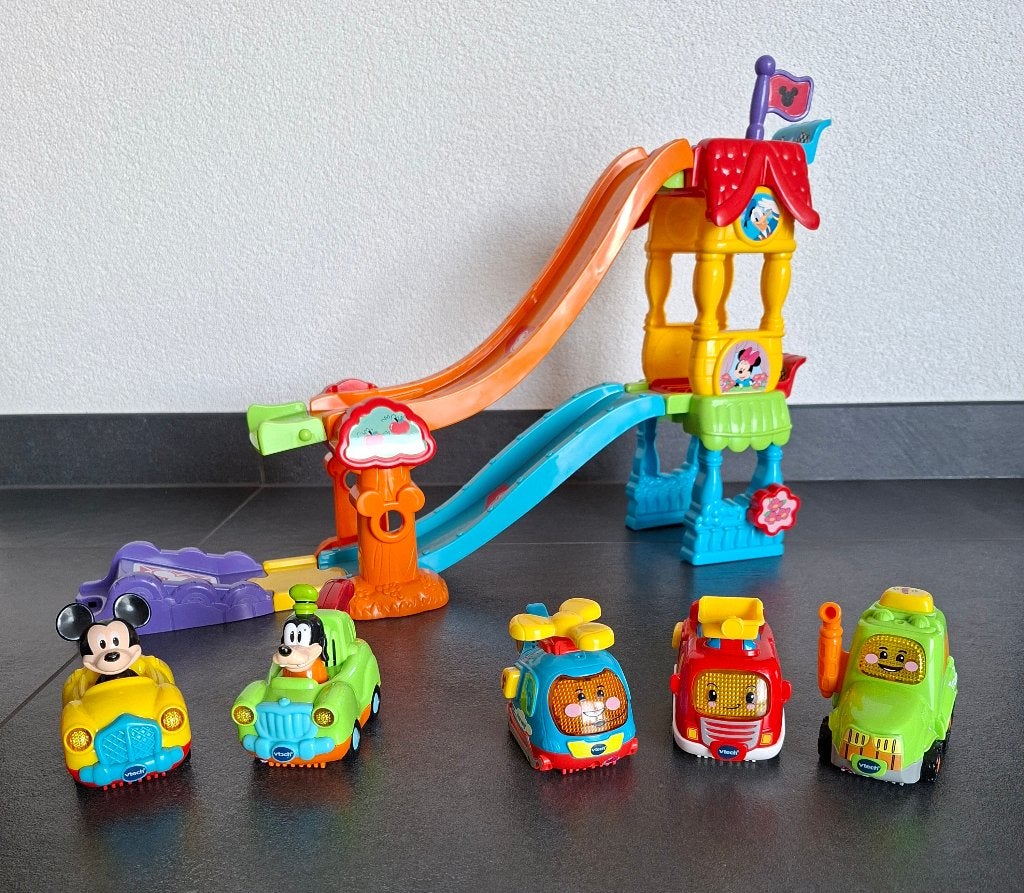 Vtech Mickey's Pretflat inclusief Mickey en Goofy, Ophalen, Zo goed als nieuw, 2 tot 4 jaar