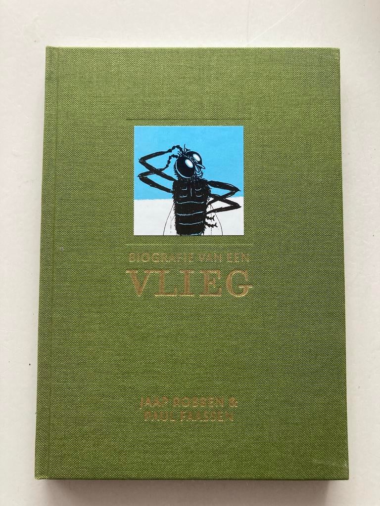 Biografie van een Vlieg - Gesigneerd door auteur & illustrat, Ophalen of Verzenden, Zo goed als nieuw, Fictie algemeen