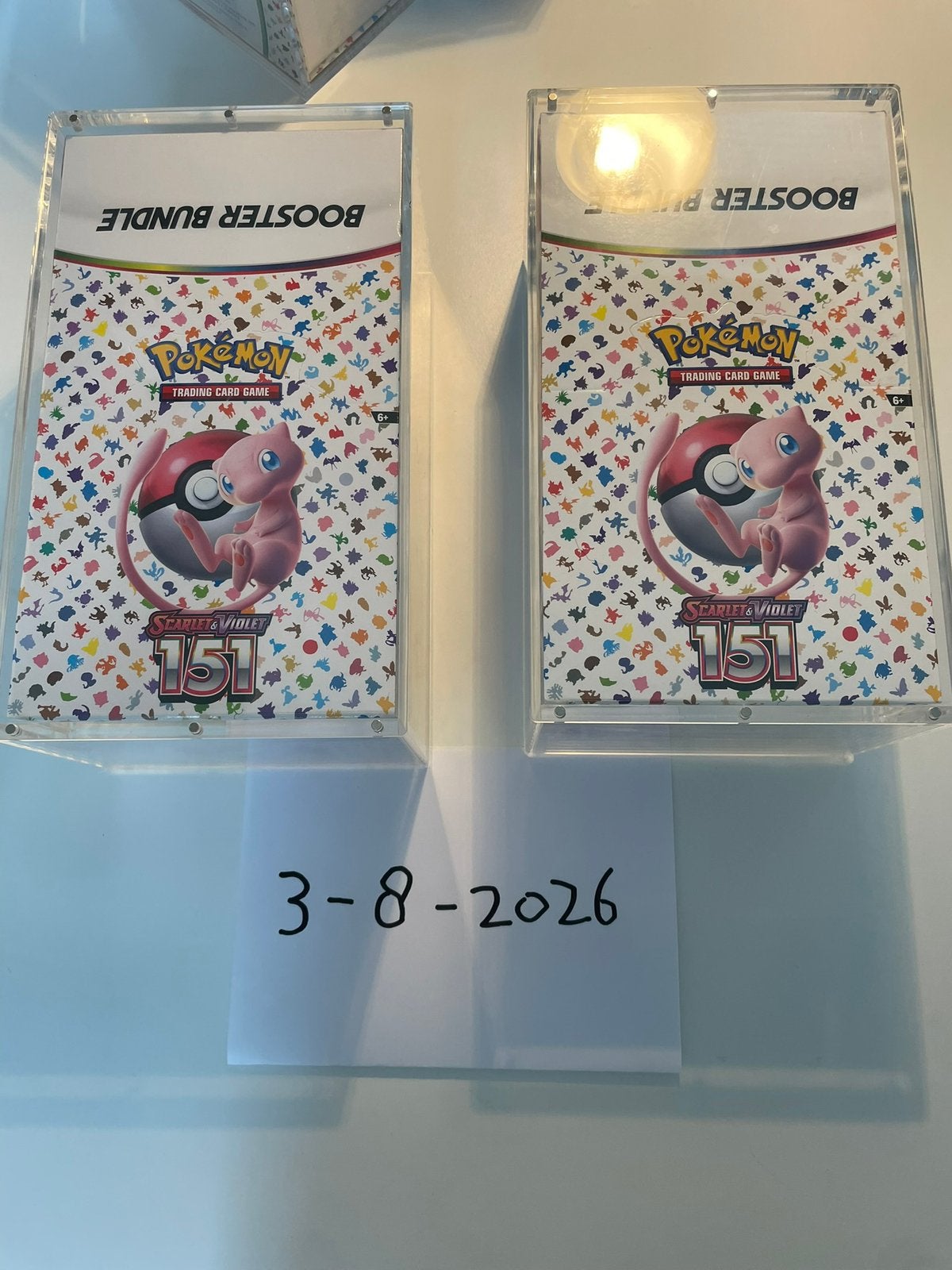 pokemon 151 boosterbundle display, Ophalen of Verzenden, Zo goed als nieuw, Meerdere kaarten, Foil