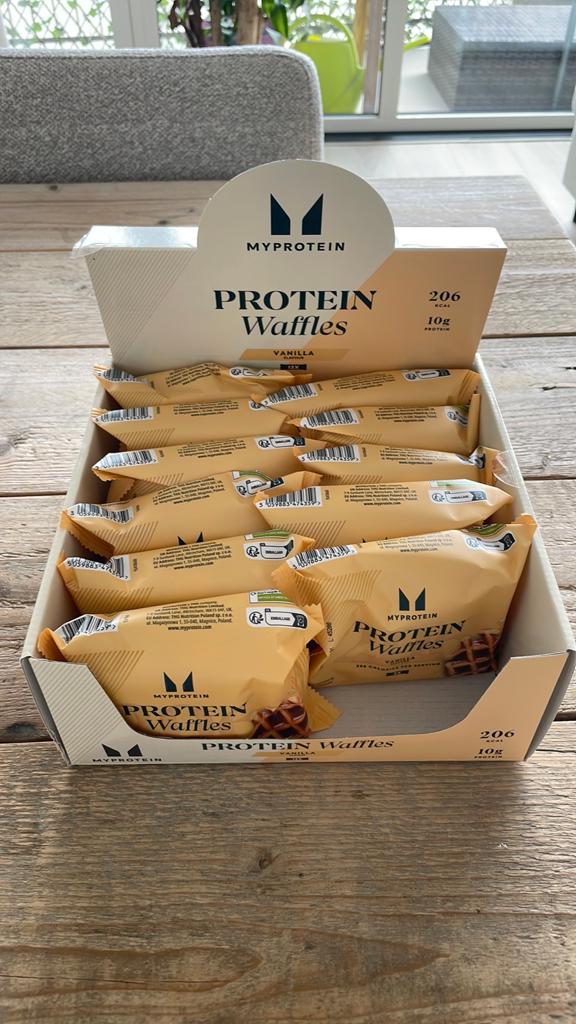 MyProtein Waffles Vanille, Ophalen of Verzenden, Zo goed als nieuw, Overige typen