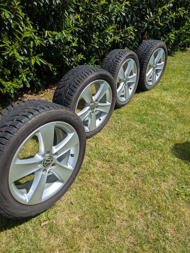 velgen set - licht metaal 17" VW Golf 7, Auto-onderdelen, Banden en Velgen, Ophalen, Gebruikt, Velg(en), 17 inch
