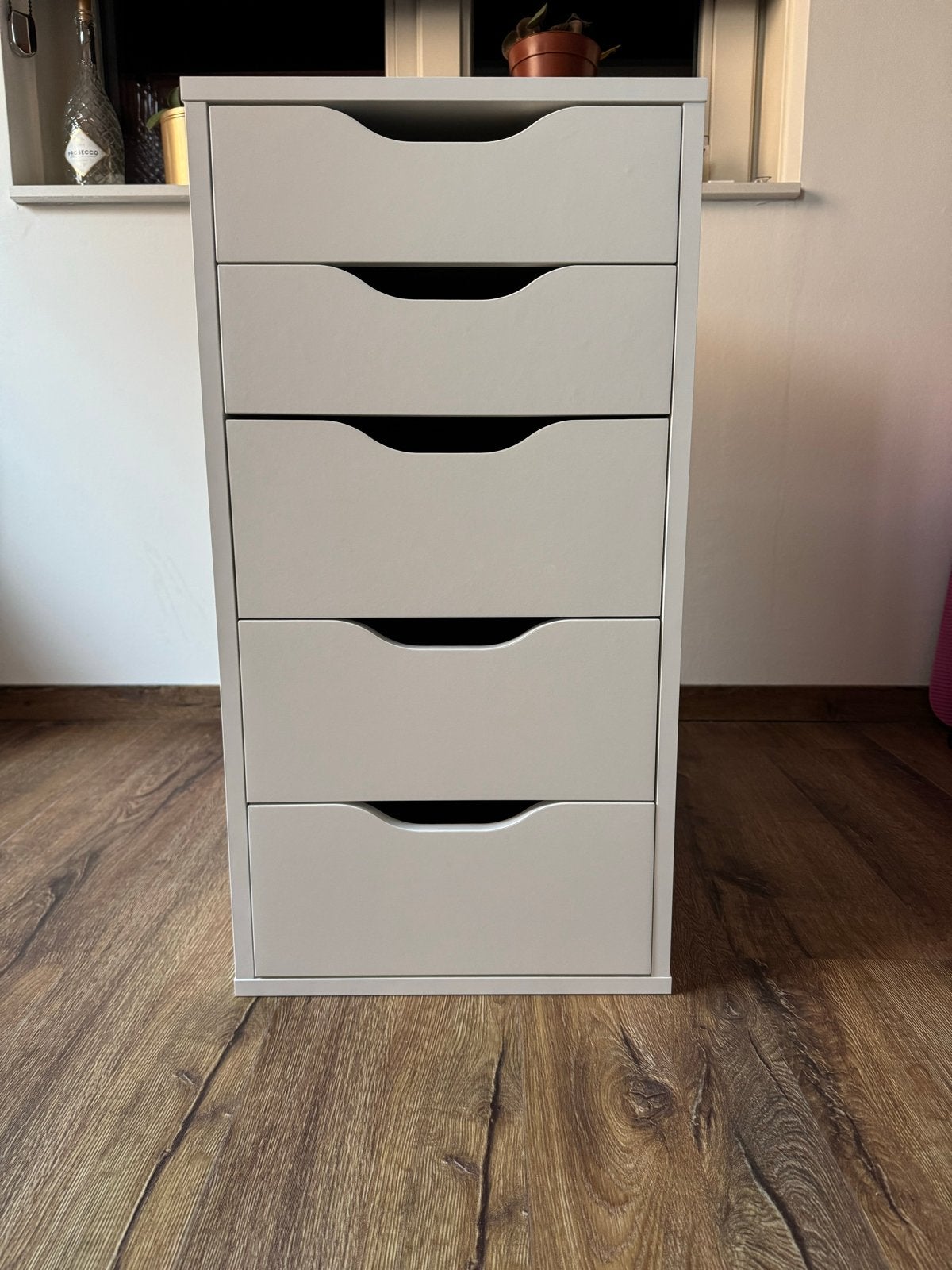 IKEA Alex ladeblok met 5 lades, Ophalen, Overige materialen, Minder dan 50 cm, 5 laden of meer
