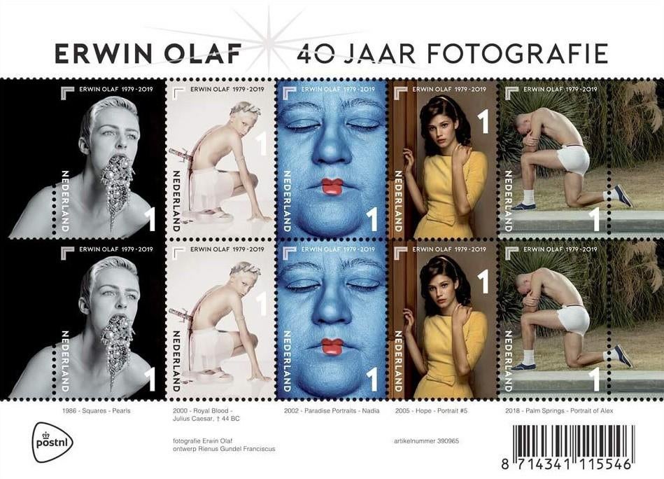 Nederland NVPH nr V3759/63 postfris Erwin Olaf 2019, Ophalen of Verzenden, Na 1940, Postfris