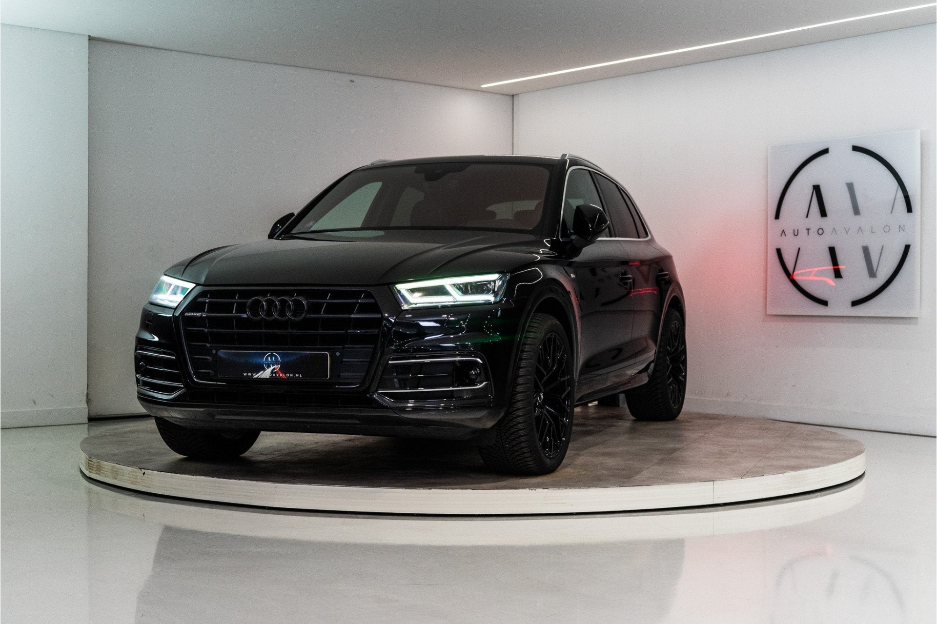 Audi Q5 2.0 TFSI Quattro S-Line 252PK | B&O | HUD | Luchtver, Auto's, Automaat, Gebruikt, 4 cilinders, Zwart