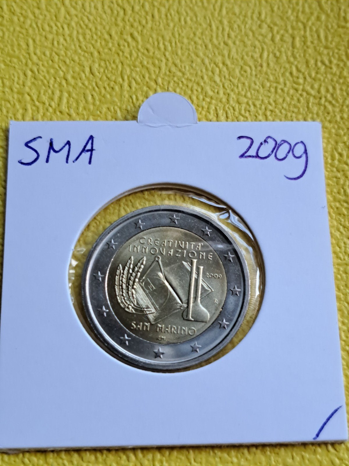 €2 UNC SAN MARINO 2009 Creativiteit en Innovatie, Ophalen of Verzenden, San Marino, 2 euro