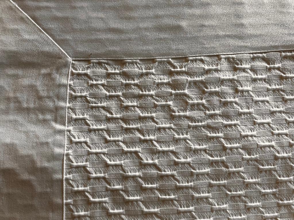 descamps , luxe grote nieuwe witte sprei, Huis en Inrichting, Slaapkamer | Beddengoed, Wit, Overige typen, Ophalen of Verzenden