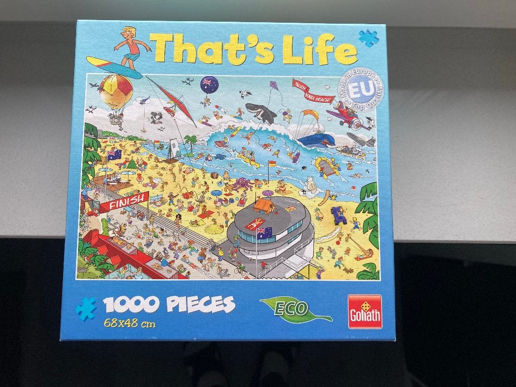 That's Life puzzel 1000 - gebruikt - diverse varianten, Ophalen of Verzenden, 500 t/m 1500 stukjes, Zo goed als nieuw