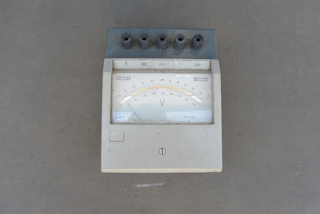Oude voltmeter, Ophalen of Verzenden, Gebruikt