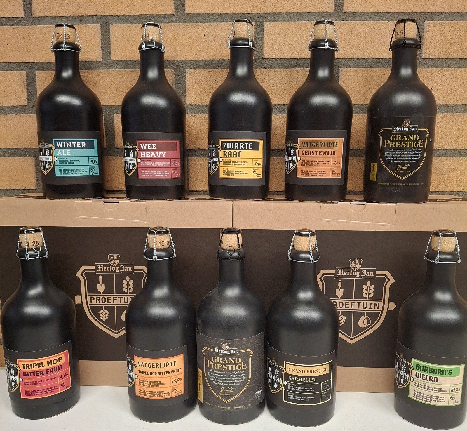 Vaderdagtip! Hertog Jan Proeftuin / gerijpte Grand Prestige, Verzamelen, Ophalen of Verzenden, Nieuw, Flesje(s), Hertog Jan